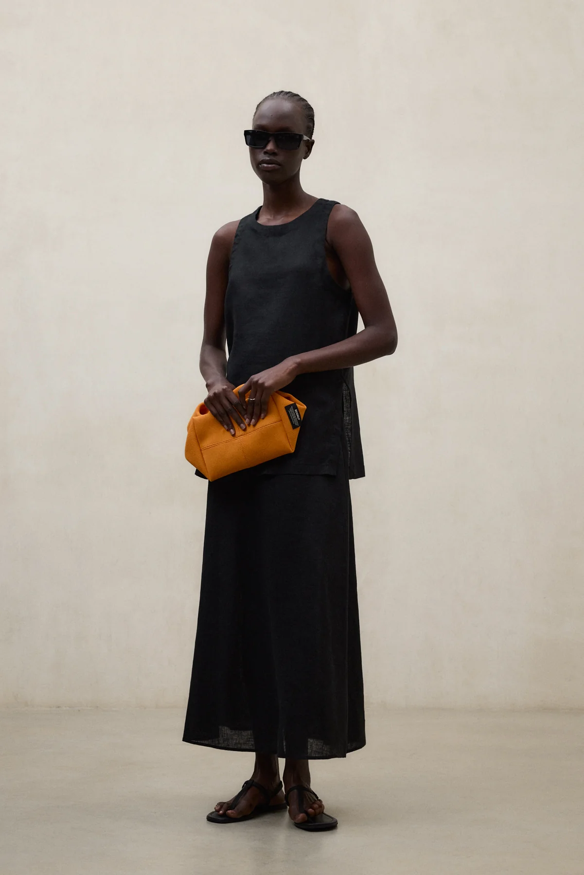 BOLSO PEQUEÑO TIKA LISO NARANJA DE MUJER - Image 3